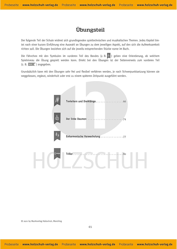 Holzschuh Verlag Schule für Altblockflöte 2 - Schulwerk für Blockflöte