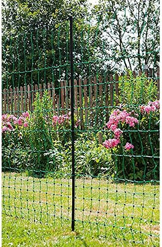 Kerbl 292219 Geflügelnetz 25 m, 112 cm Doppelspitze, ohne Strom, grün, 25 m