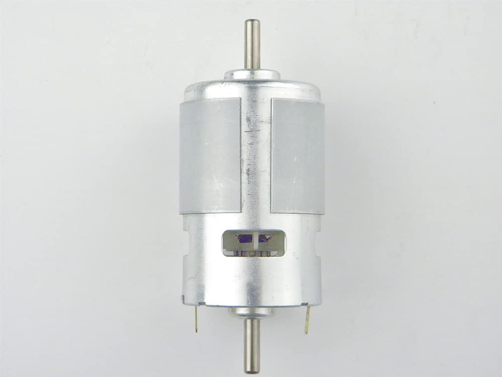 CHANCS Elektrowerkzeug 775 DC Motor Doppelwelle 12V 10000RPM 24V 20000RPM mit festem Sitz für Mini-T