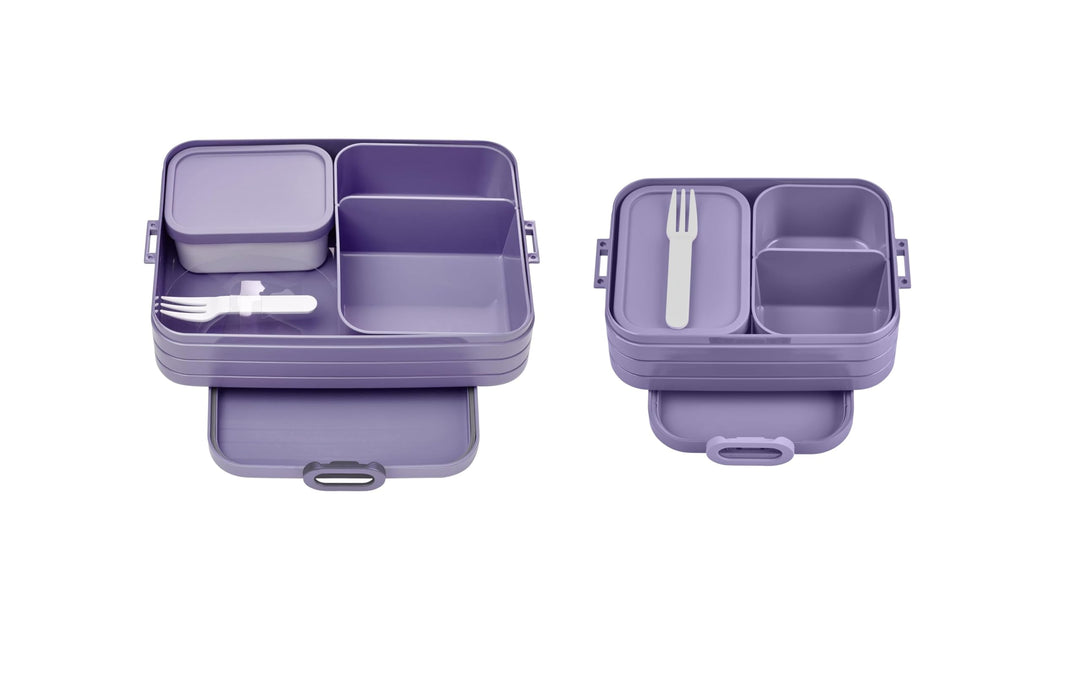 Mepal Lunchbox Duo Pack - Midi + Large - Erwachsene Brotdose mit Bento Box - für kleine Snacks & Res