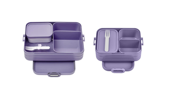 Mepal Lunchbox Duo Pack - Midi + Large - Erwachsene Brotdose mit Bento Box - für kleine Snacks & Res