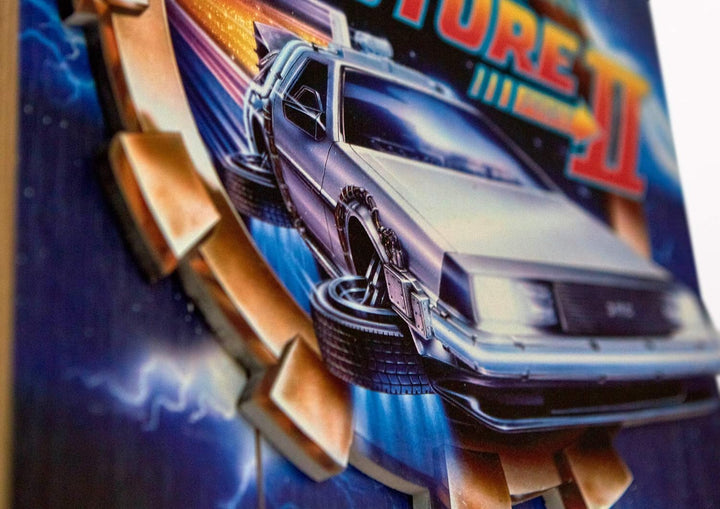 Doctor Collector Back to the future Wooden Poster 2, Mehrfarbig, One size, DCBTTF04