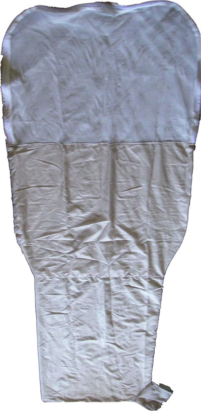 Nomaquito - Ultraleichter Tropenschlafsack mit integriertem LLI-Moskitonetz Tropenbeige XXL Comfort,