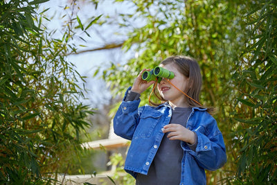 HABA Terra Kids Fernglas für Kinder mit 4-facher Vergrösserung inklusive Tasche – 1004132001