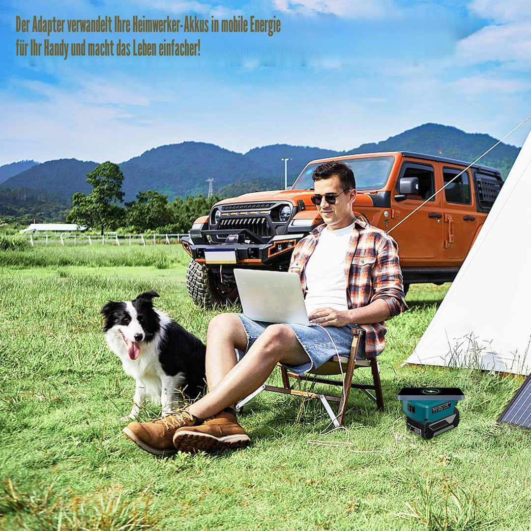 Handy Wireless Ladegeräte für Bosch Professional 18V System Batterie GBA 18V Batterien, 15W Handy La