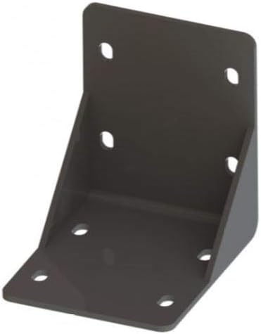 VANA SPP061, Stahl, 1-Stück, grau, Deckenhalterung für Markisen, Adapter für Deckenmontage 200x165x2