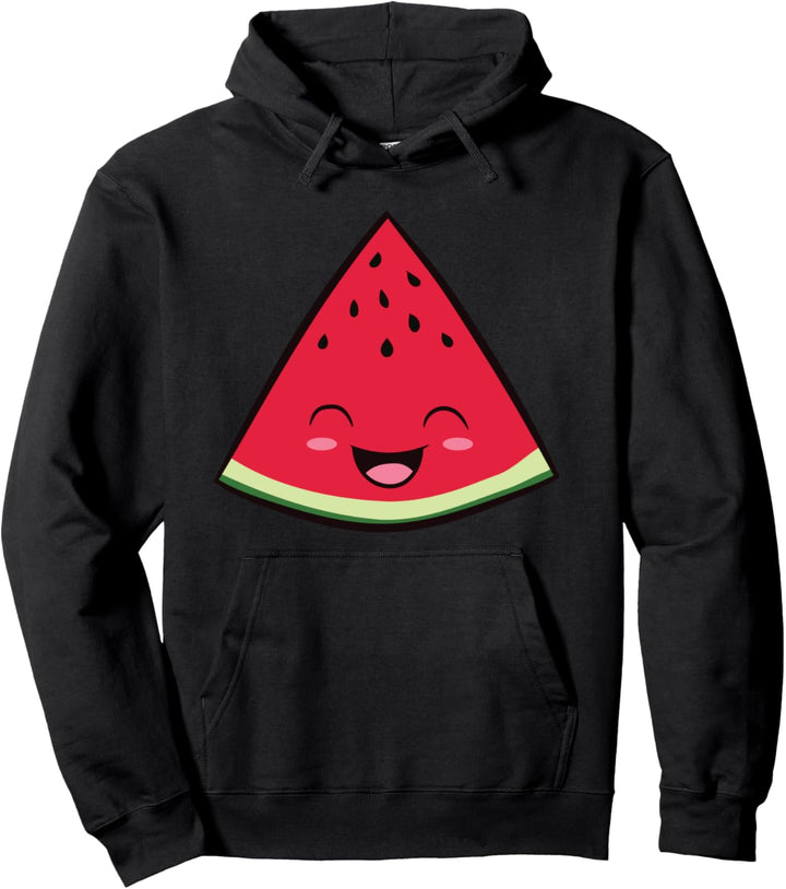 Wassermelone Happy Kawaii Wassermelone Love Watermelons Pullover Hoodie