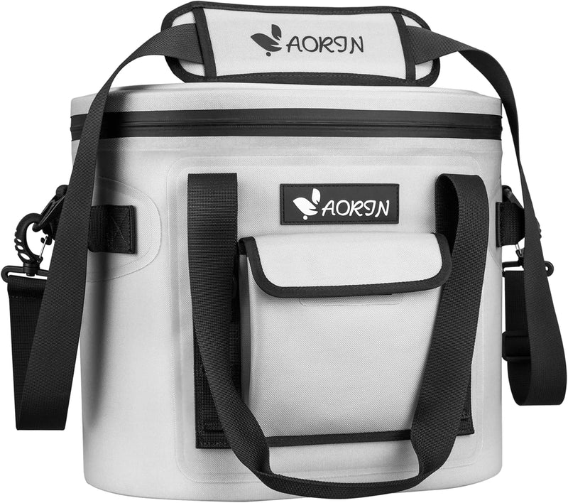 AORIN Kühltasche, 17L/20L kühlbox Wasserdicht, kühltasche klein, Schultergurt Kühlbox mit Flaschenöf
