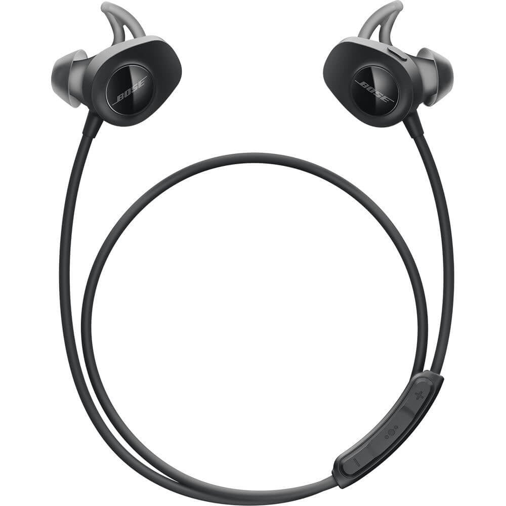 Bose SoundSport, kabellose Sport-Earbuds, (schweissresistente Bluetooth-Kopfhörer zum Joggen), Schwa