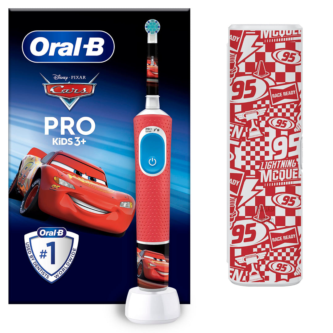 Oral-B Pro Kids Cars Elektrische Zahnbürste/Electric Toothbrush für Kinder ab 3 Jahren, inkl. Sensit