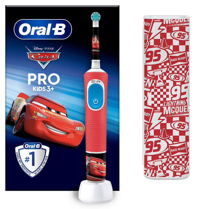 Oral-B Pro Kids Cars Elektrische Zahnbürste/Electric Toothbrush für Kinder ab 3 Jahren, inkl. Sensit