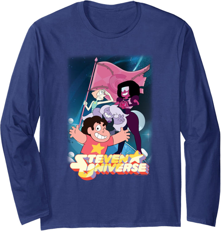 Steven Universe Crystal Gem Flag Langarmshirt