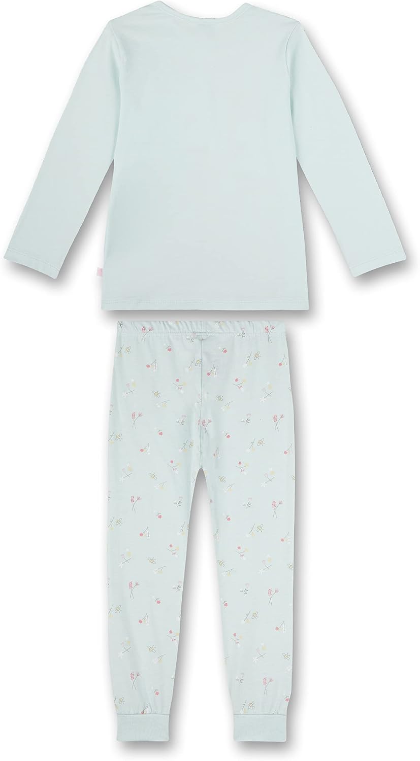 Sanetta Mädchen Schlafanzug lang 116 Blue Wind, 116 Blue Wind