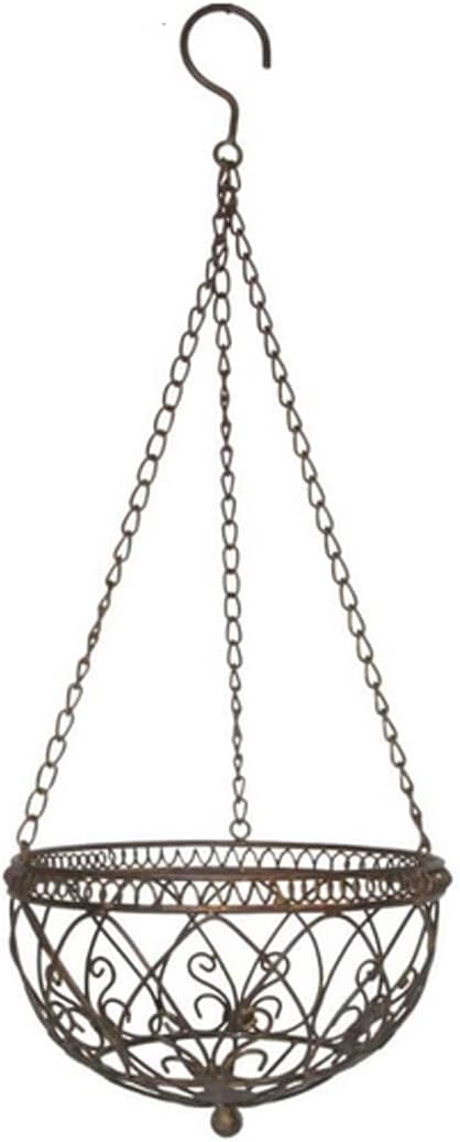 LB H&F Lilienburg Blumenampel Hängekorb Metall (Ø 30 cm), Ø 30 cm