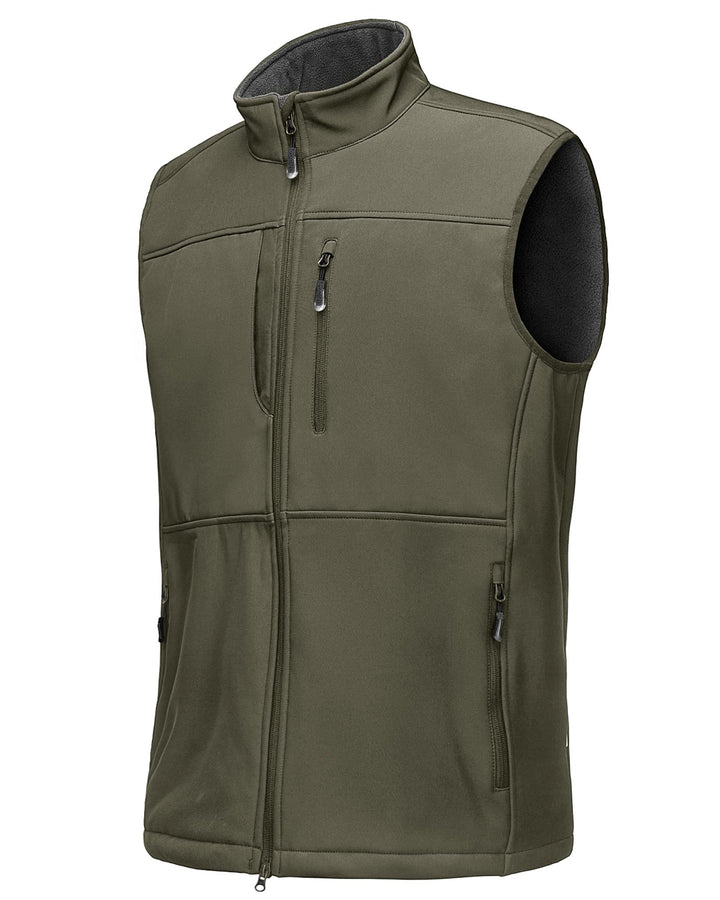 33,000ft Weste Herren Outdoor Wasserdichte Softshell Ärmellose Jacke Bodywarmer Fleece Weste Full Zi