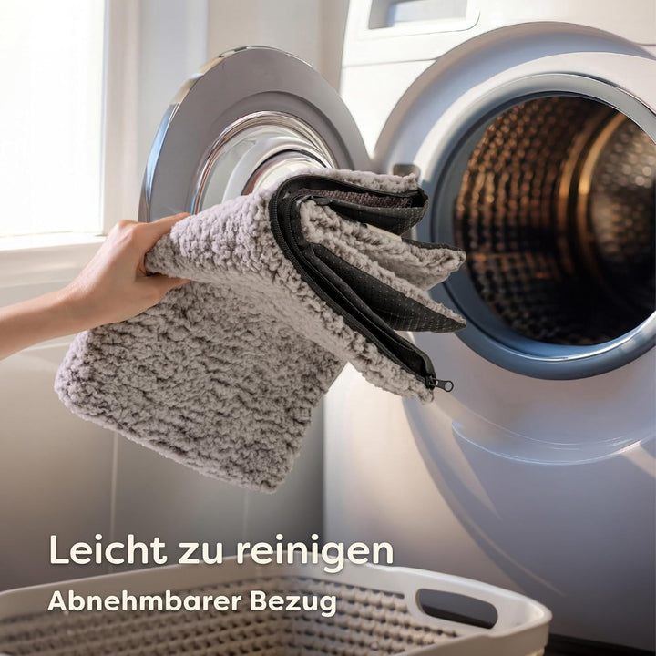 Katzen Fensterliege Fensterbank rutschfest – Selbstwärmende Katzenmatte für Fenster 90x28cm – Weich