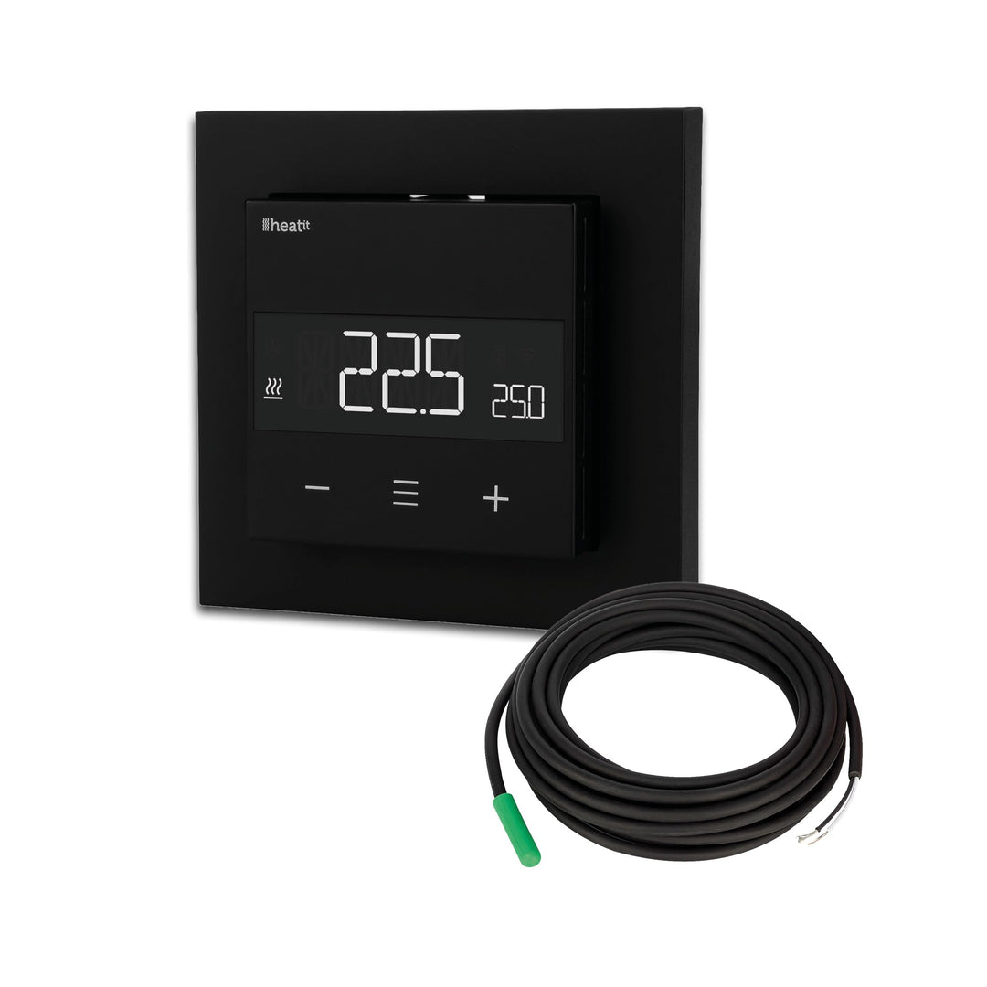 Heatit Z-TRM6 Z-Wave Plus Thermostat Raumregler mit EXT. Sensor für Fussbodenheizung elektrisch und