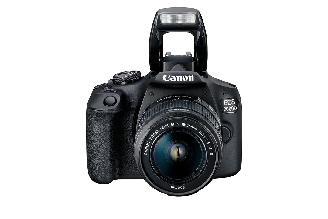 Canon EOS 2000D Spiegelreflexkamera - mit Objektiv EF-S 18-55 IS II (24,1 MP, DIGIC 4+, 7,5 cm (3.0
