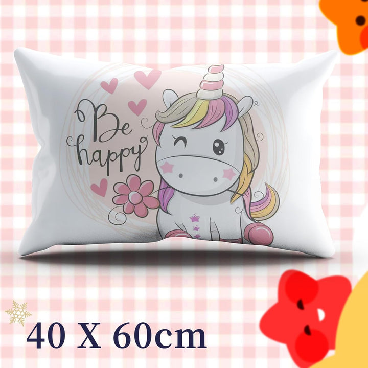 Einhorn Bettwäsche Set Kinder Mikrofaser Bettwäsche Cartoon Einhorn 3D Gedruckt Bettbezug 3 Teilig m