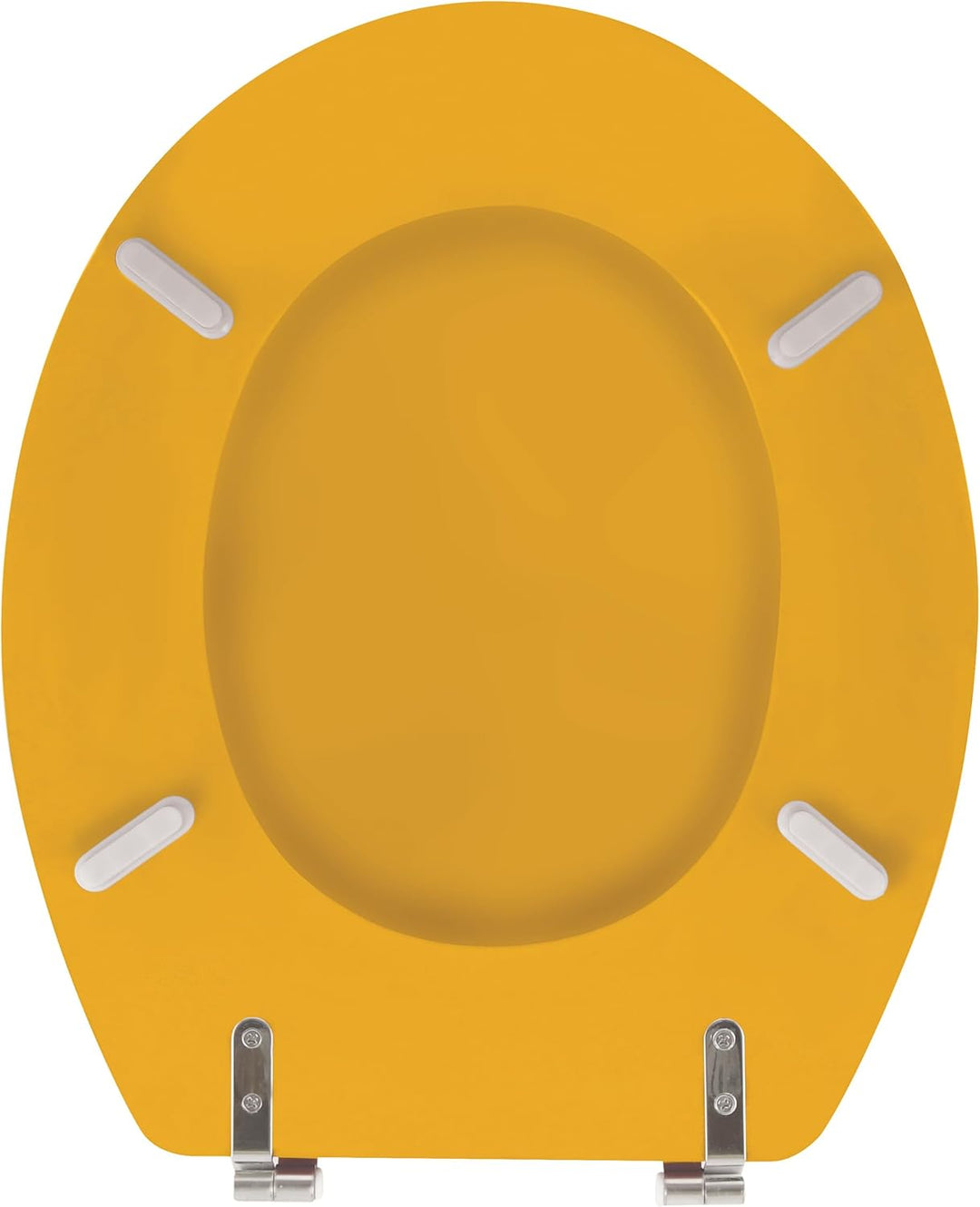 MSV - CLÉO MDF-WC-Sitz - Matte Safran-Oberfläche - Edelstahlscharniere - Modernes und langlebiges De