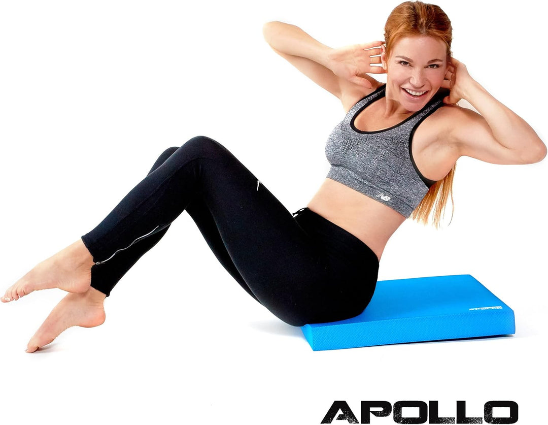 Apollo Profi Balance-Pad - Balance-Board Koordinationsmatte für Fitness,Yoga und Pilates Blau - 45 x