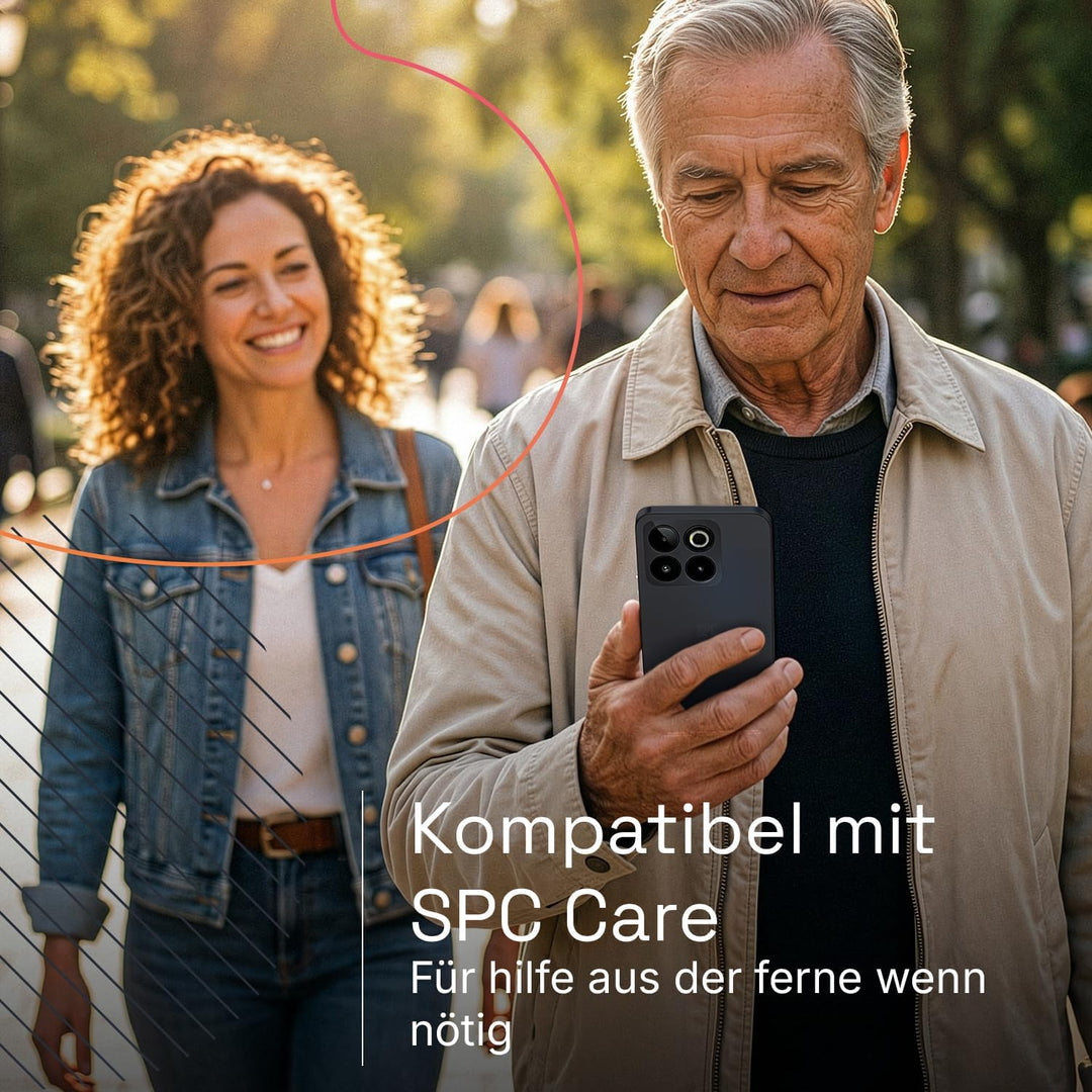 SPC Zeus 2 Elite – Smartphone Senior mit 6,7-Zoll-Display und 128GB | Triple cam 50MP, NFC und Schne