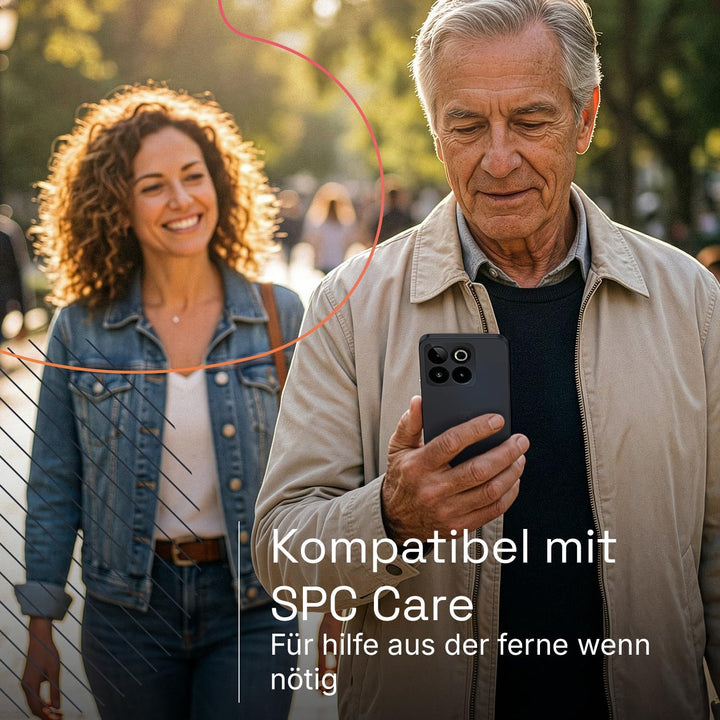 SPC Zeus 2 Elite – Smartphone Senior mit 6,7-Zoll-Display und 128GB | Triple cam 50MP, NFC und Schne
