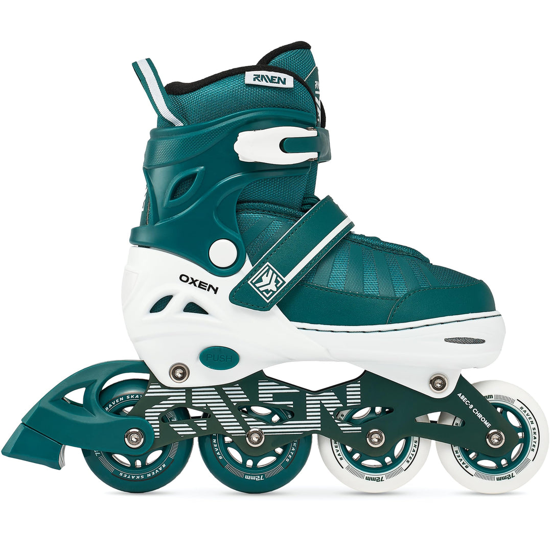RAVEN Inline Skates Inliner für Kinder und Erwachsene OPTIONAL 2in1 mit Schlittschuhen verstellbar O