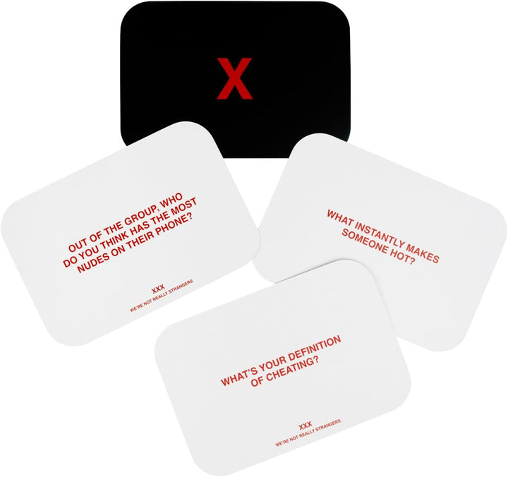 WE'RE NOT Really Strangers Kartenspiel für Erwachsene, 300 Gesprächskarten und Wildcards Ein ehrlich