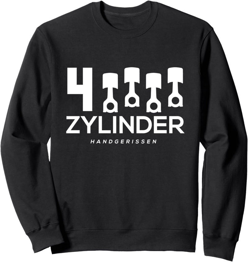 4 Zylinder handgerissen - Automatik ist für Anfänger Sweatshirt