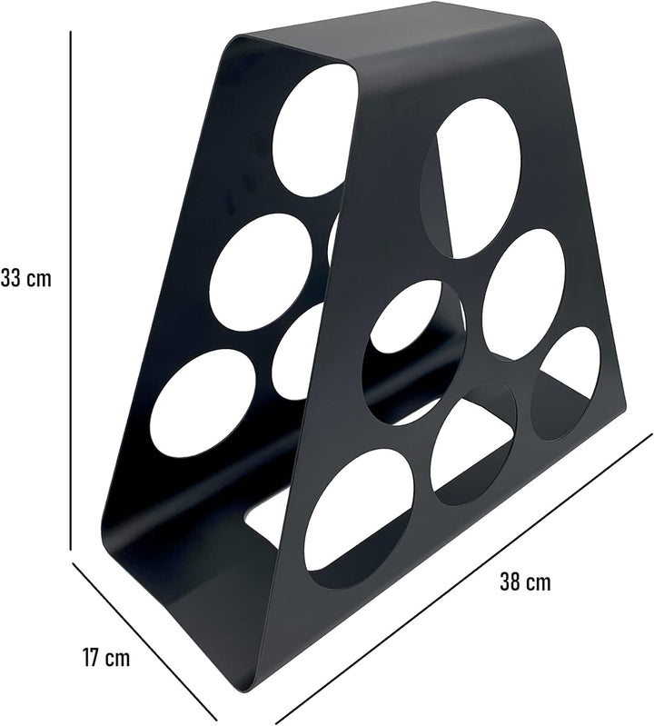 GP Get Productive Weinregal (6er Flaschenhalter) freistehend und modernes Design aus stabilem Metall