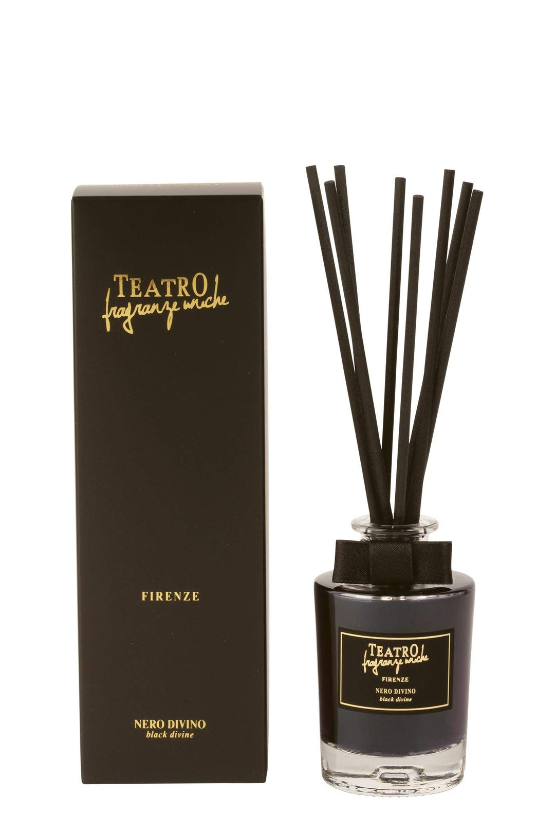Teatro Fragranze Uniche Schwarz Divino - 100 ml mit Stäbchen - 2019