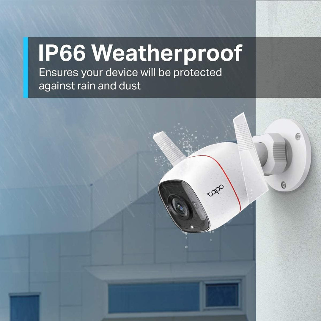 TP-Link Tapo C310P2 Überwachungskamera Aussen, WLAN IP Kamera, 3MP Hochauflösung, 30m Nachtsicht, Be