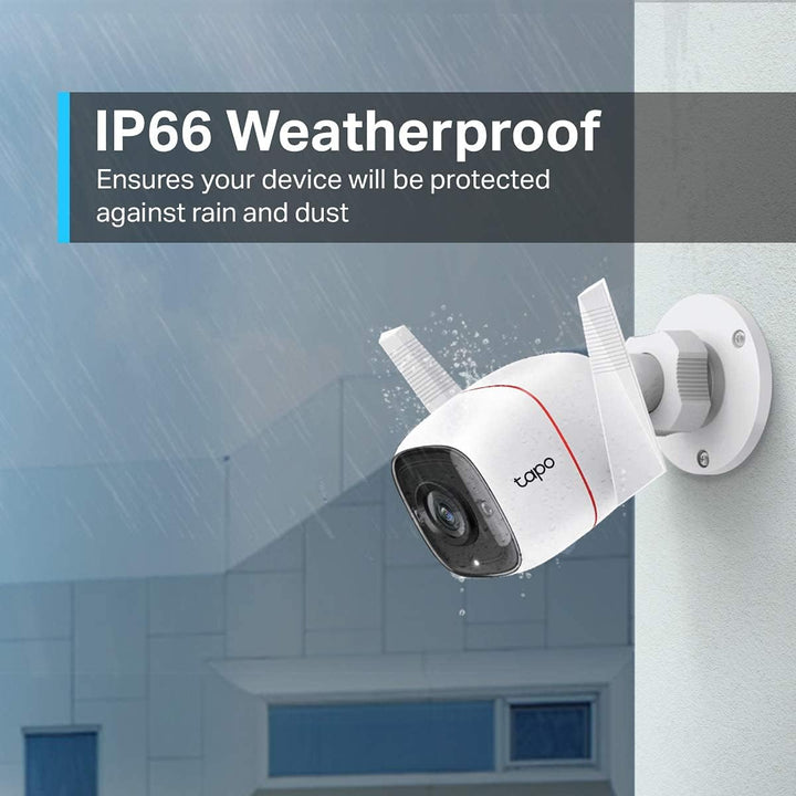 TP-Link Tapo C310P2 Überwachungskamera Aussen, WLAN IP Kamera, 3MP Hochauflösung, 30m Nachtsicht, Be