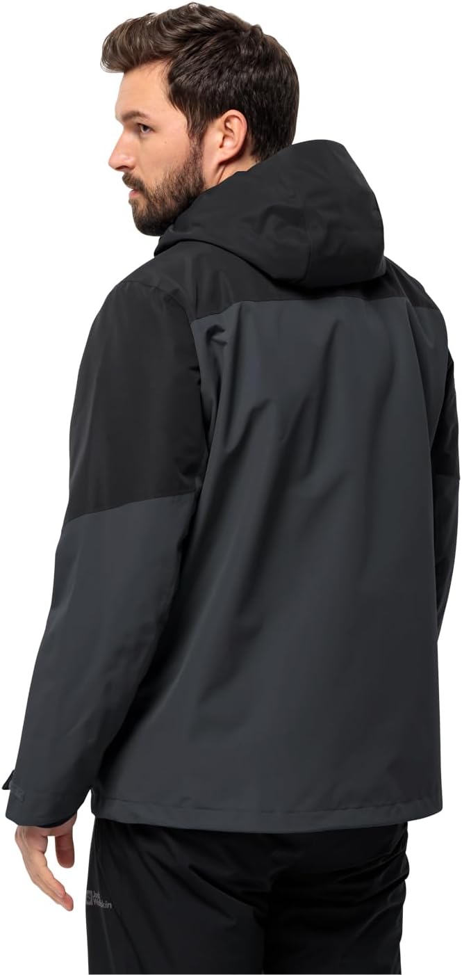 Jack Wolfskin Herren Glaabach 3in1 Jkt M Jacket L Schwarz, L Schwarz