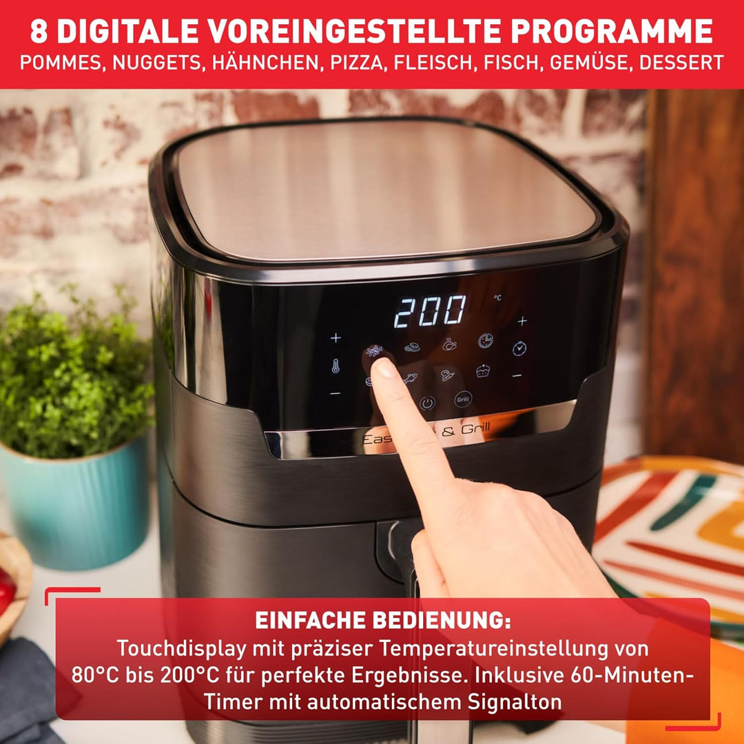Tefal EY5058 Easy Fry & Grill Precision Heissluftfritteuse | 2-in-1 Technologie (Heissluftfritteuse