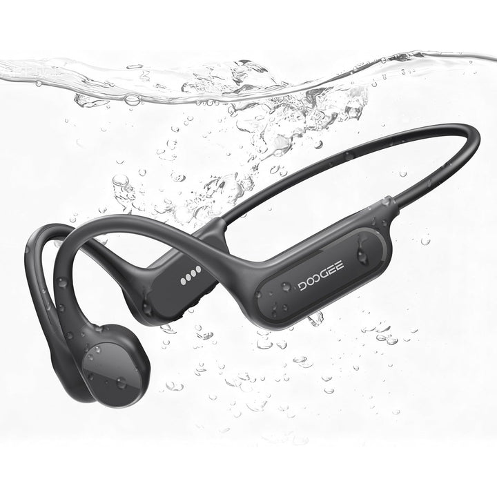 DOOGEE Knochenschall Kopfhörer, IP68 Kopfhörer Schwimmen, 10H Sport Lauf Drahtlos Bluetooth 5.4 Open
