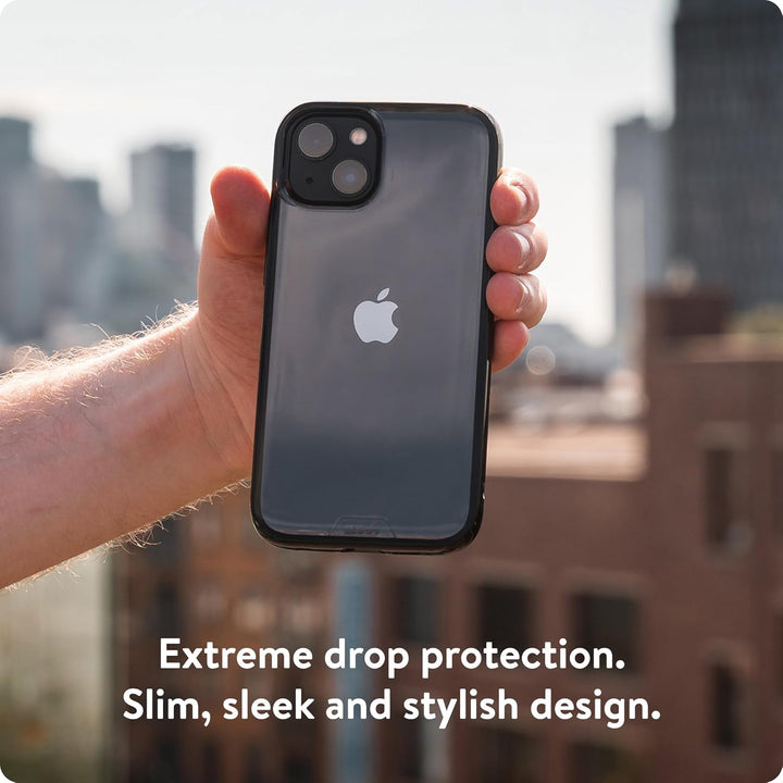 Mous Hülle für iPhone 15 Durchsichtig Case - Clarity - Handyhülle iPhone 15 Case - Transparent Krist
