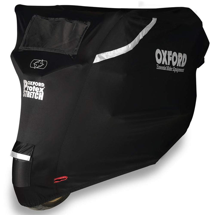 Oxford PROTEX Premium AUSDEHN Passform Outdoor Motorrad Abdeckung - Schwarz, S Small, Small
