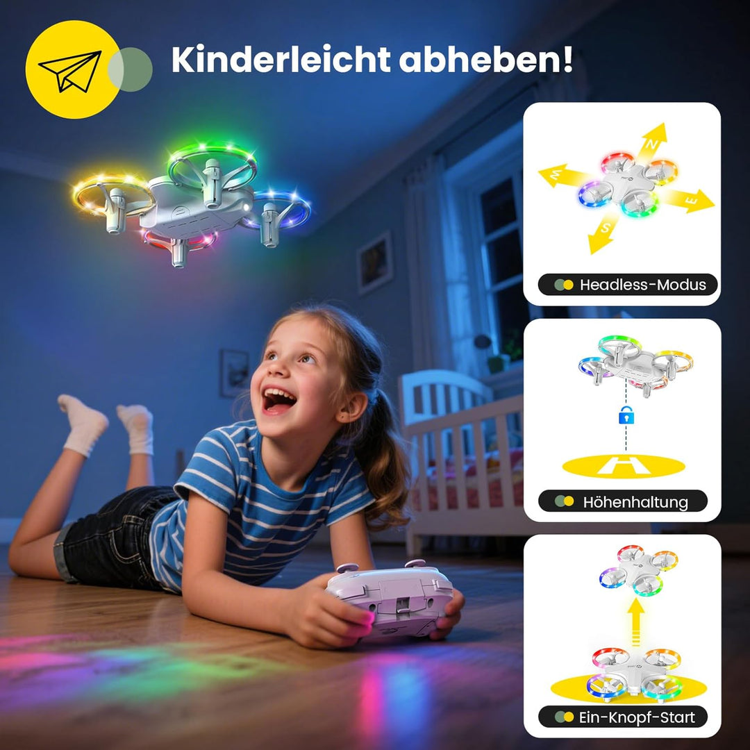 Holy Stone HS180 Mini Drohne für Kinder Spielzeug ab 6+ Jahre Jungen,RC Flugzeug Spielzeug Drone für