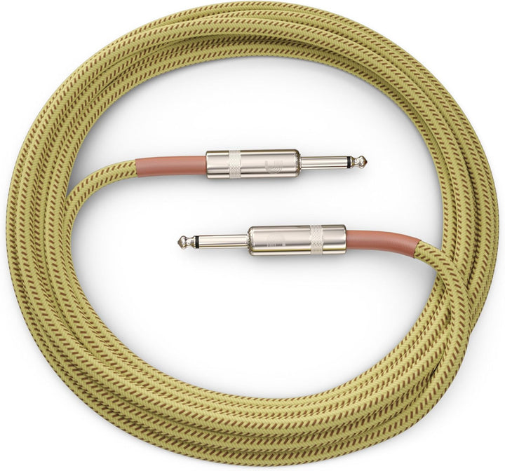D'Addario Custom Series Instrumentenkabel mit Flechtschirm, Tweed, 6 m