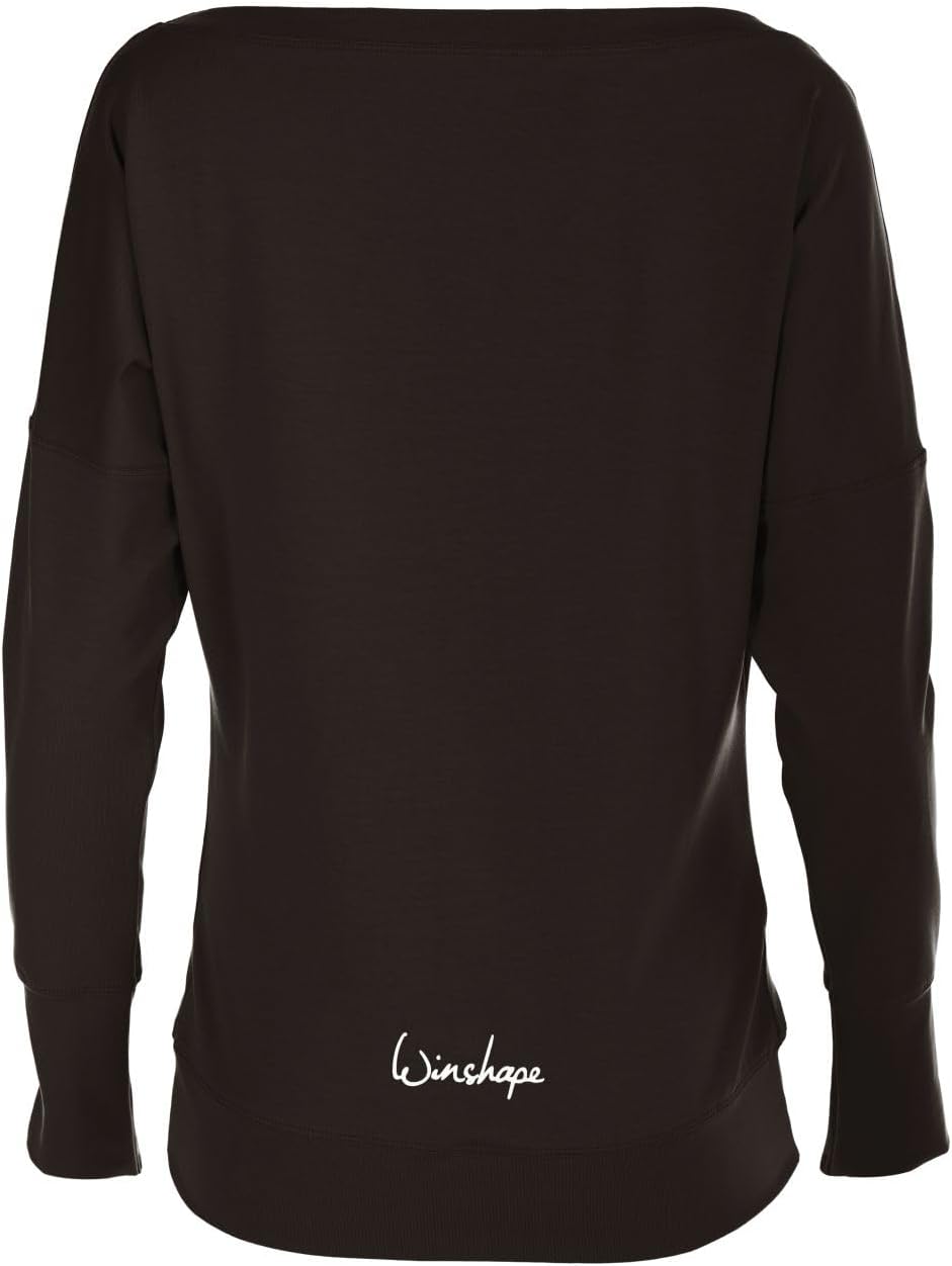 Winshape Damen Freizeit Sport Dance Fitness Longsleeve WS2 XS Schwarz, XS Schwarz