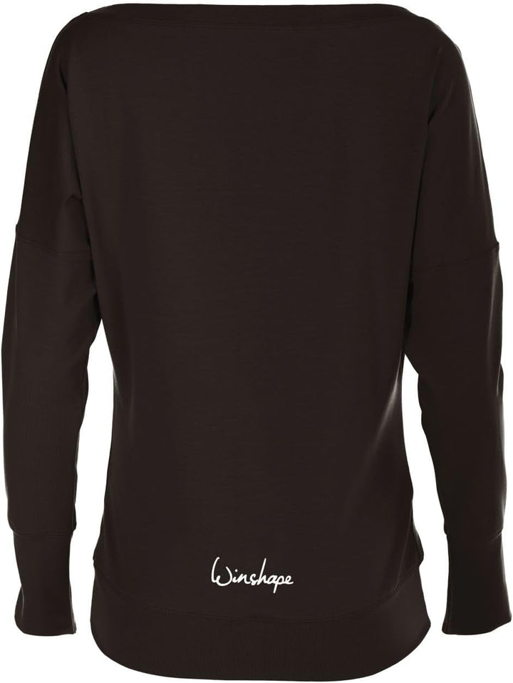 Winshape Damen Freizeit Sport Dance Fitness Longsleeve WS2 XS Schwarz, XS Schwarz