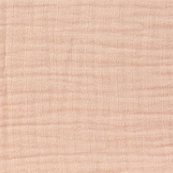 LÄSSIG Kinder Bademantel Baumwolle/Muslin Bathrobe 12-18 Monate Rosa, 12-18 Monate Rosa