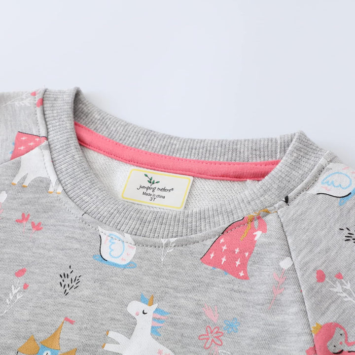 Little Hand Mädchen Sweatshirt für Kinder Baumwolle Top Casual Jumper Kleinkind Langarm Pullover 116