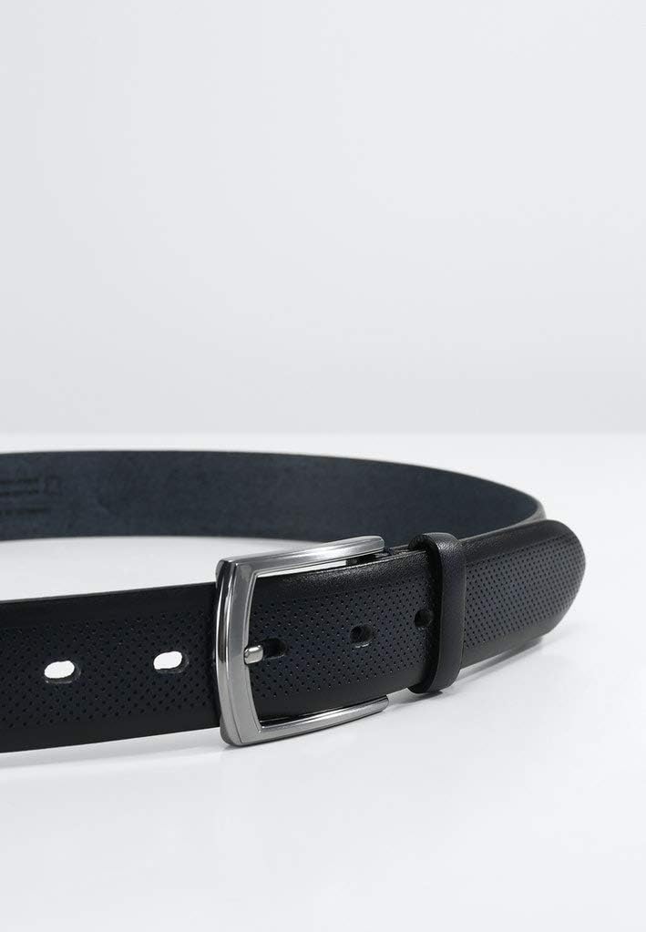 LLOYD-Herren-Voll-Ledergürtel 35 mm perforiert Kanten-Finish 12-NAVY 95