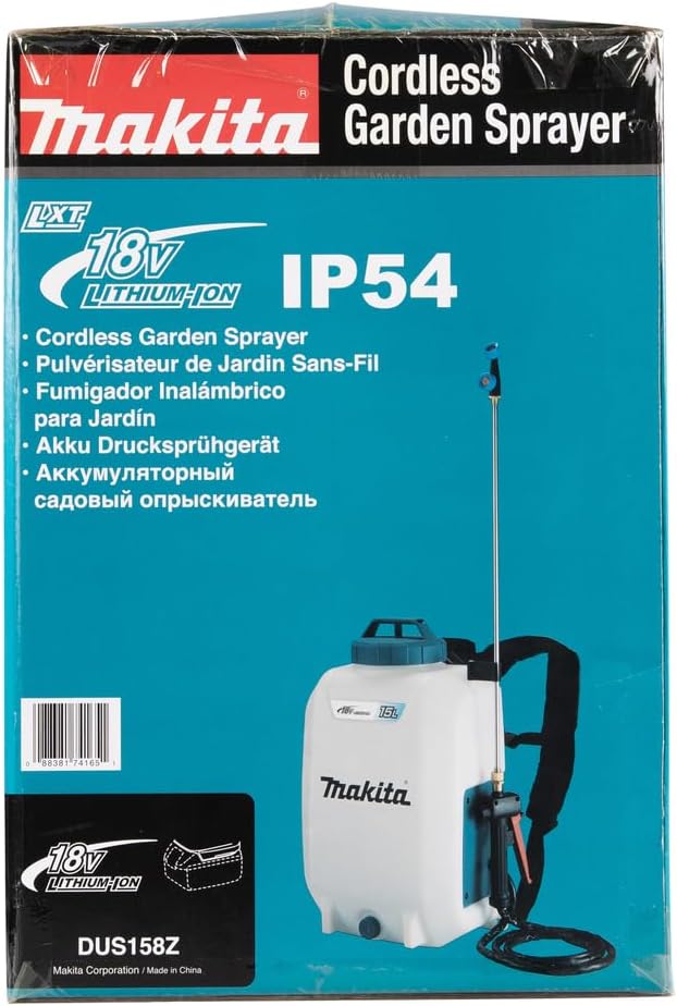 Makita DUS158Z Akku-Druckspritze 18V (ohne Akku, ohne Ladegerät)
