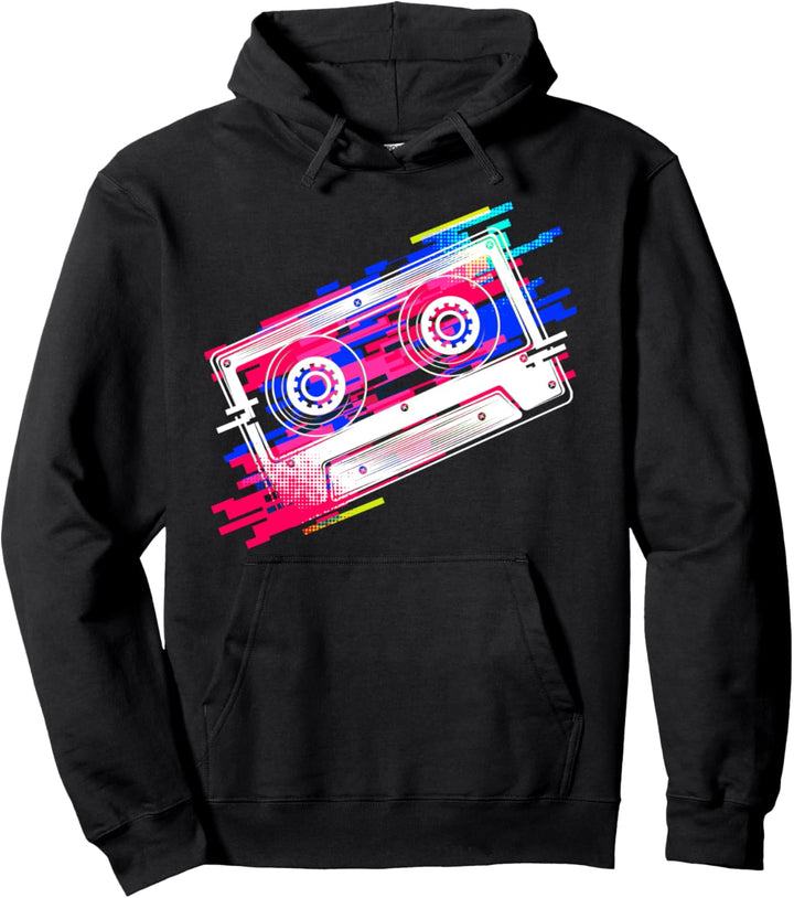 Vintage-Retro-Kassettenbänder Mixtape Pullover Hoodie