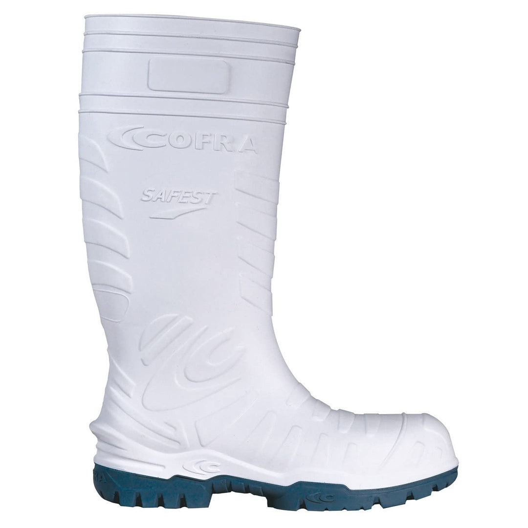 Cofra 00060-003.W47 SAFEST WHITE S5 CI SRC Sicherheitsstiefel, Weiss/Grau, Grösse 47 47 EU Weiss, 47