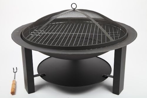 point-garden Feuerschale 73cm Gartengrill Grill Gusseisen massiv